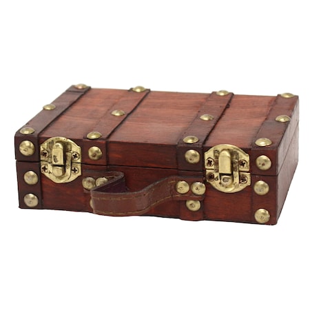 Vintiquewise Antique Style Small Mini Suitcase QI003054